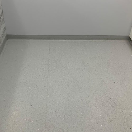 after vinyl floor cleaning