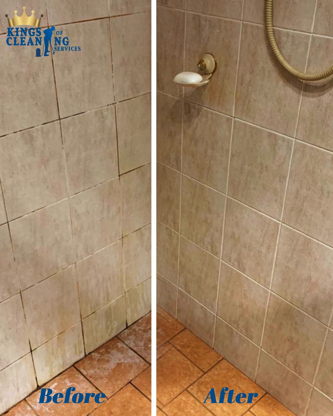 shower tiles cleaning