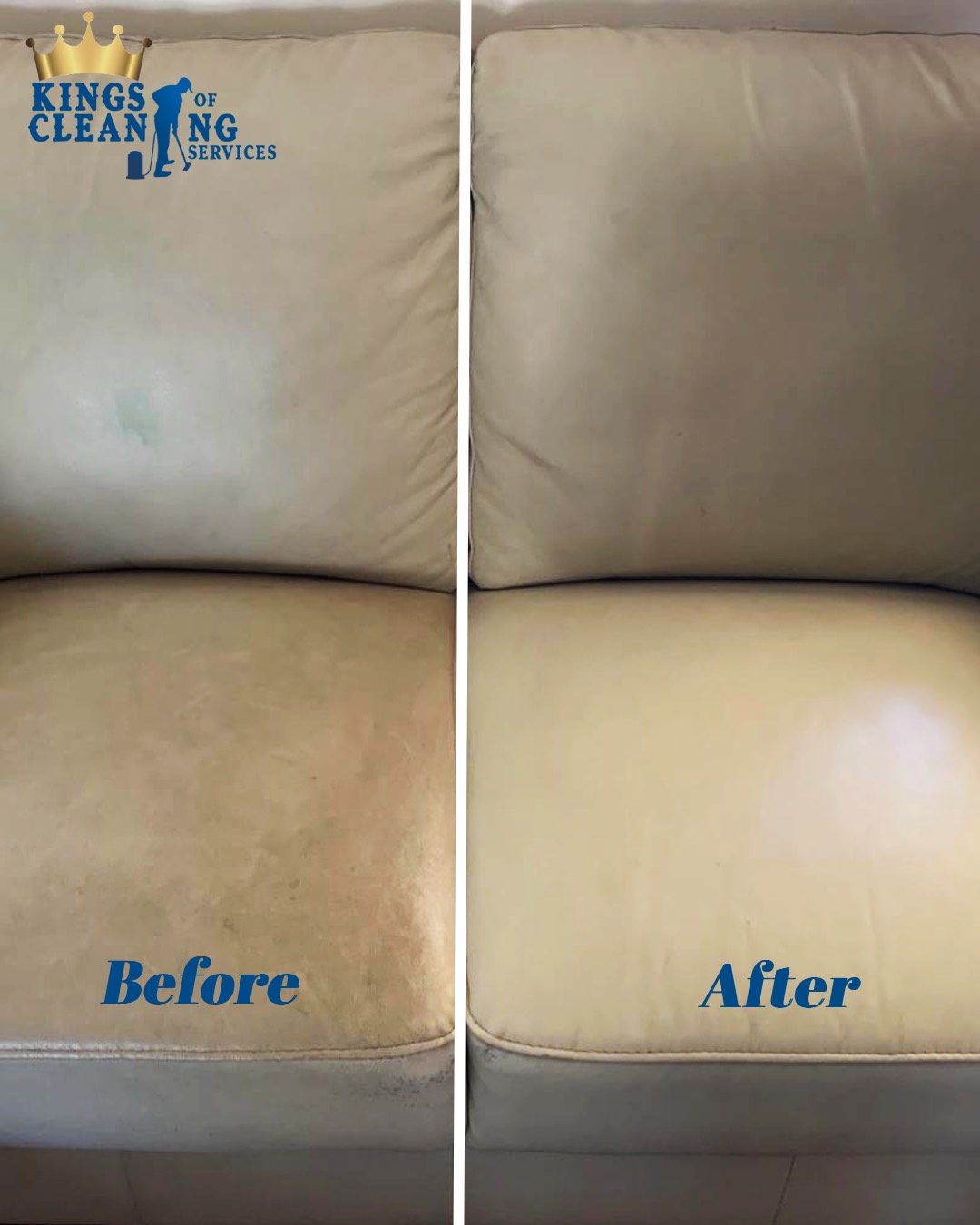 before and after leather sofa cleaning